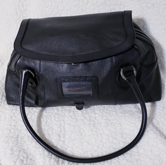 Philosophy di Alberta Ferretti Vintage Black Leather Designer Bag Ultra Soft - Picture 3 of 8